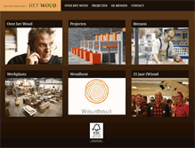 Tablet Screenshot of hetwoud.nl